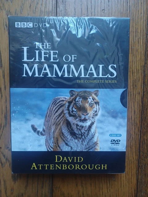THE LIFE OF Mammals The Complete Series David Attenborough DVD Box