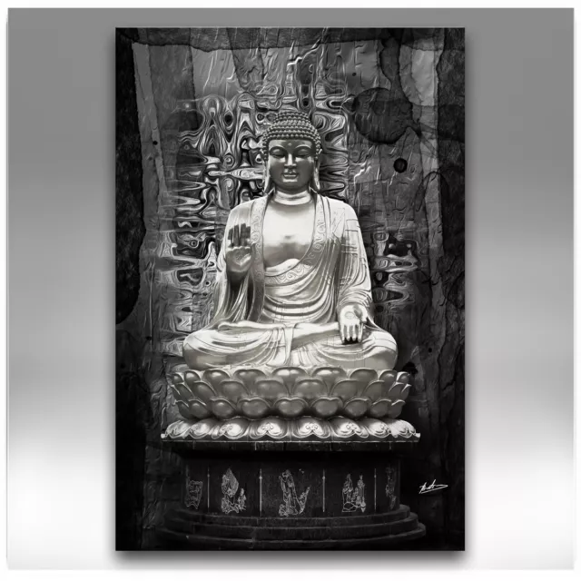 Buddha Abstraktes Bilder Leinwand Wandbilder Modern Kunst Deko Art XXL 3559A 2