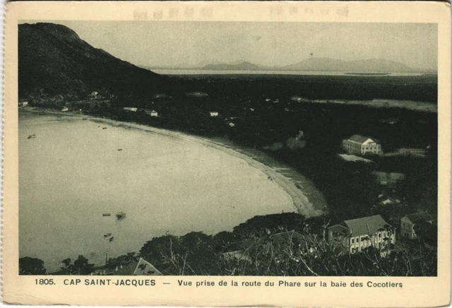 CPA AK Cap St.Jacques Vue prise de la route VIETNAM-INDOCHINA (1105344)