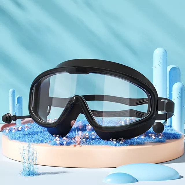 Professional Anti-Fog Swimming Goggles Half Face Underwater Diving Scuba Glasses