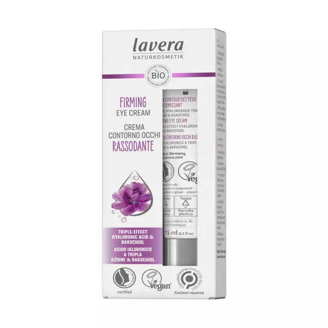 💚 Lavera Organic Firming Eye Cream 15ml
