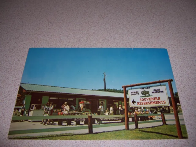 Souvenir Stand Trexler Lehigh County Game Preserve Schnecksville Pa. Postcard