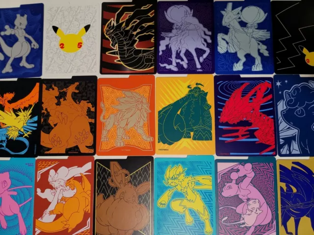 Pokemon Card Storage Dividers YOU CHOOSE 100% Genuine Official pack of four