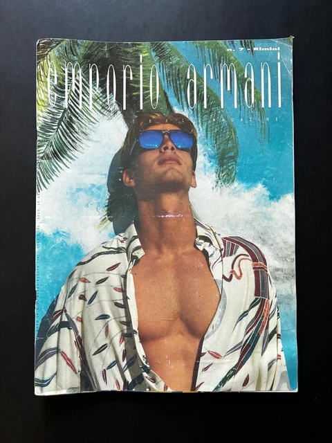 VINTAGE 1992 EMPORIO Armani Magazine No. 7 Rimini - Aldo Fallai