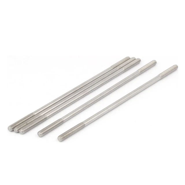 M5x150mm 304 acier inoxydable bouble fin Goujon vis 5pcs
