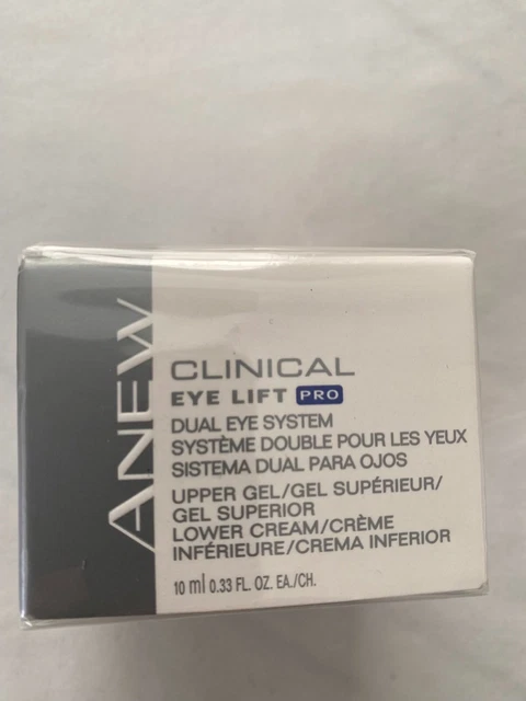 Avon Anew Clinical EYE LIFT PRO Dual Eye System 0.33 Oz New Sealed Vintage 2014
