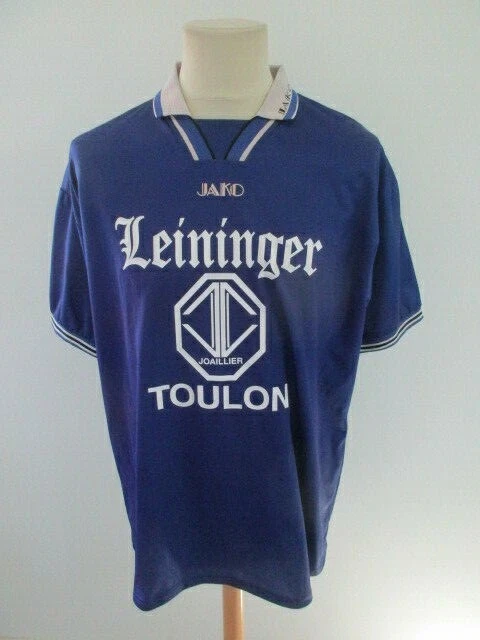 MAILLOT DE FOOTBALL vintage 90's porté Toulon N° 10 Taille XL EUR 40,99 - FR
