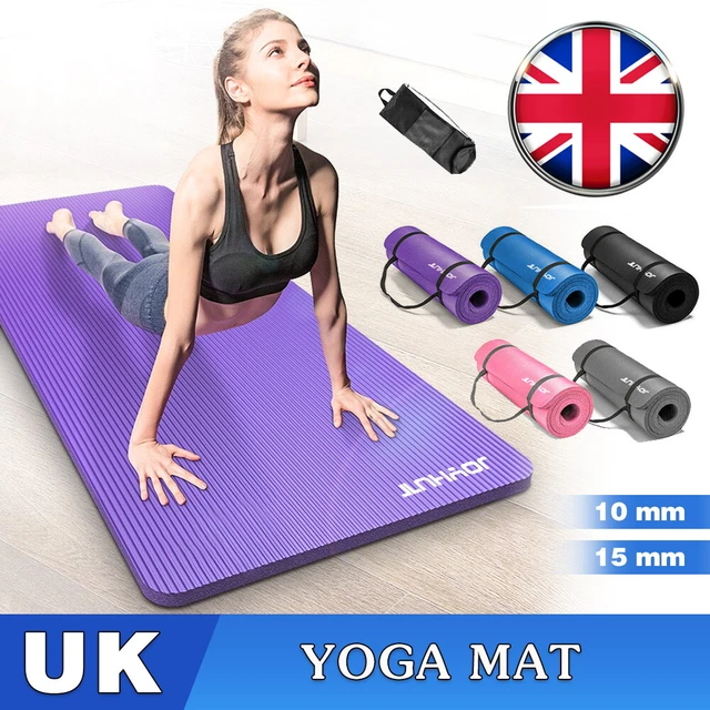 Pink 15MM NBR YOGA MAT, Thick yoga Mat size 15mm x 60cm x 190cm