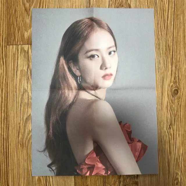 BLACKPINK JISOO [ Kill This Love Official Folded Poster ] New /+GFT
