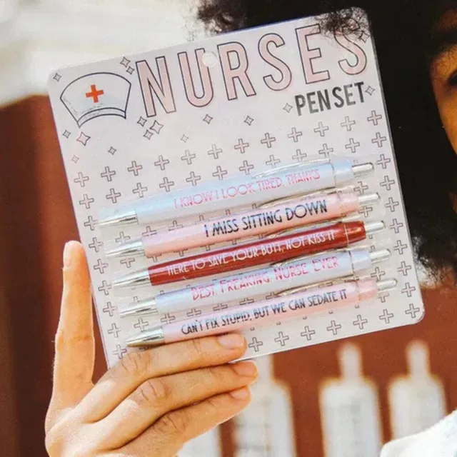 Nurse Themed Desk Accessories Daily School Office Nib Ballpoint Pen