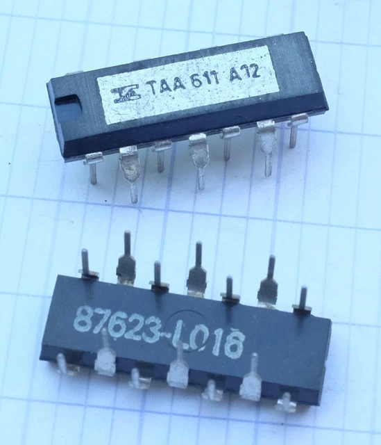 Circuit Intégré TAA621AX1 - Amplificateur Audio 3,5W - SGS ATES - Neuf Sous Emballage