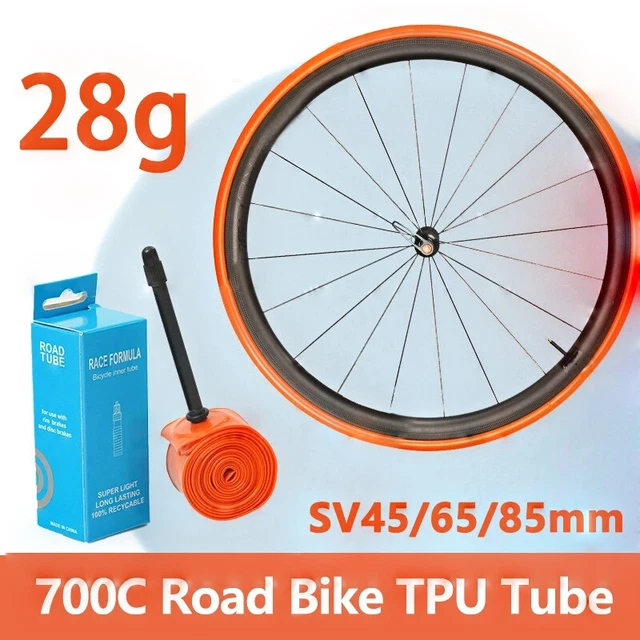 RideNow Bicycle Ultralight Inner Tube Road Bike TPU 700x18/32Road Bike 85mm