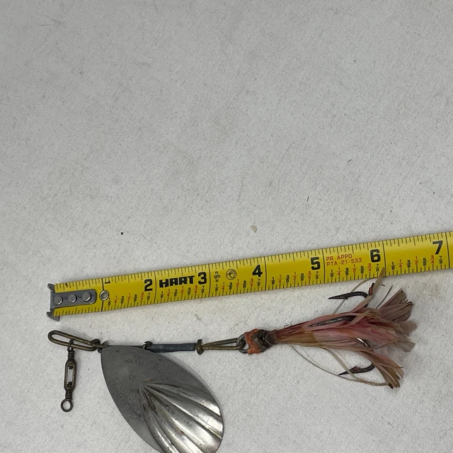 Leurre Vintage GM Skinner 1/4 Oz – Spinner Cannelé Breveté 1874