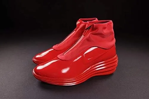 Rare Nike Womens Lunarelite Sky Hi RED  Sneaker Size 6 684949-601