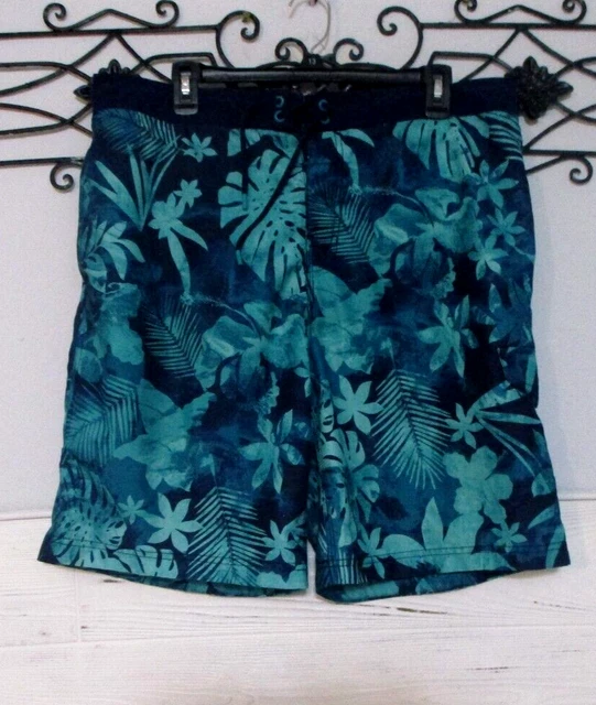 Speedo Swimtrunks Size XL Multicolored Floral Lined Pocket Logo