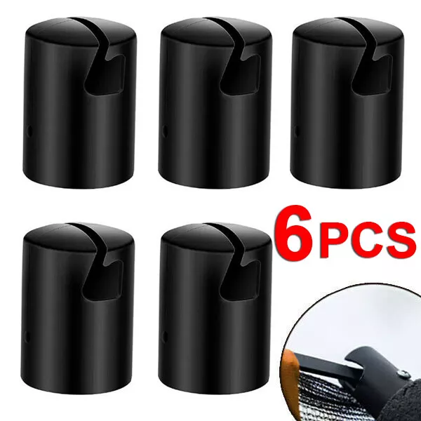 6pcs Trampoline Enclosure Poles 1.26'' Universal Plastic Cap Top Ring Cap