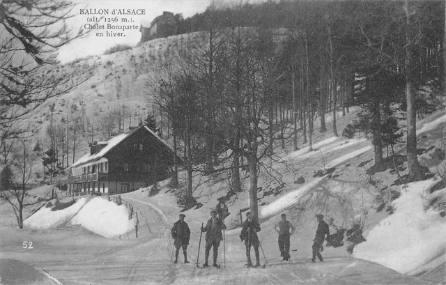 Cpa 88 Chalet Bonaparte En Hiver