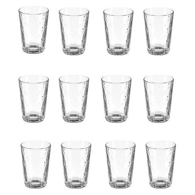 Lot de 12 Gobelets à Eau "Carl'eau" 20cl Transparent