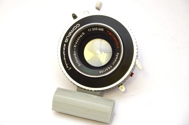Schneider-Kreuznach Technika Symmar 1:5.6/150 Très Bon État Et Fonctionnel