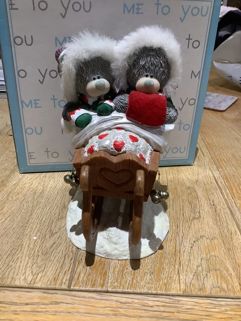 Me to You Christmas "Sleigh Ride for Two" Figurine 2003
