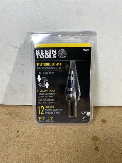 Klein Tools KTSB14 Step Drill Bit #14 NEW