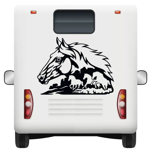 Car Stickers Wildlife Horse  Decal Vinyl  Camper Van Window Bumper Motorhome