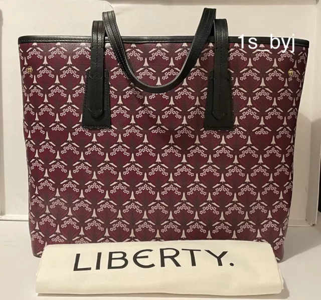 LIBERTY LONDON LITTLE Marlborough Iphis Canvas Tote Bag in