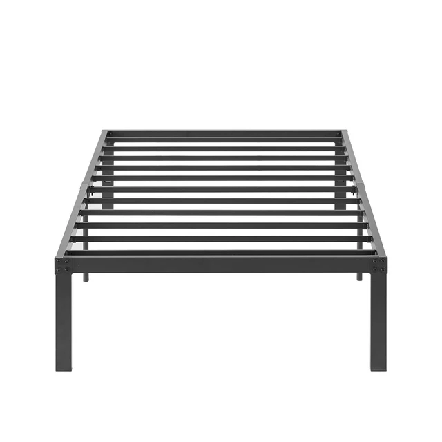VECELO 14 INCH Metal Platform Bed Frame,Heavy Duty Steel Slat/Noise