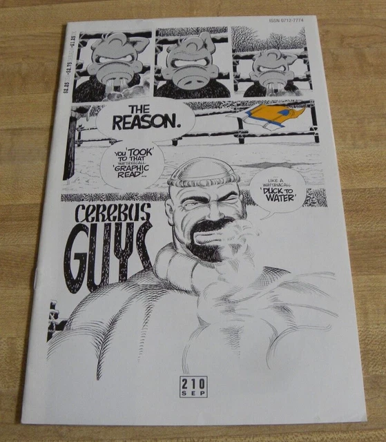 Aardvark-Vanaheim Cerebus 210 Comic Book Excellent!!!