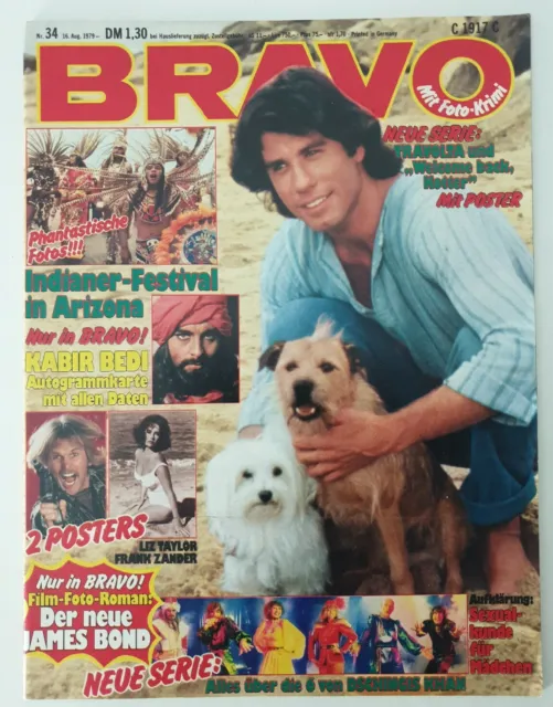 Bravo 34 vom 16.8.1979  John Travolta / Maffay / The Knack / Gary Numan (C971)