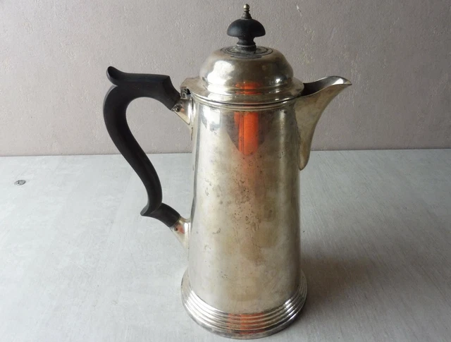 Ancienne cafetière / théière, en métal argenté, Kingsway Plate