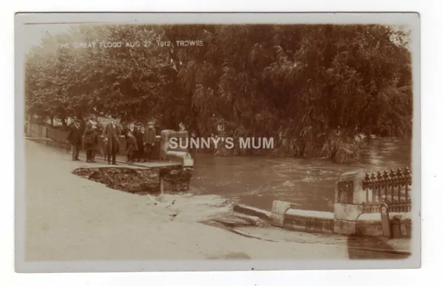 Norfolk, Norwich, Trowse, Flood Damage, 1912, Rp