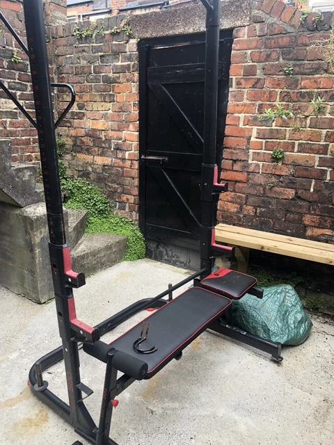 DECATHLON DOMYOS SQUAT rack RRP 99 and adjustable bench RRP