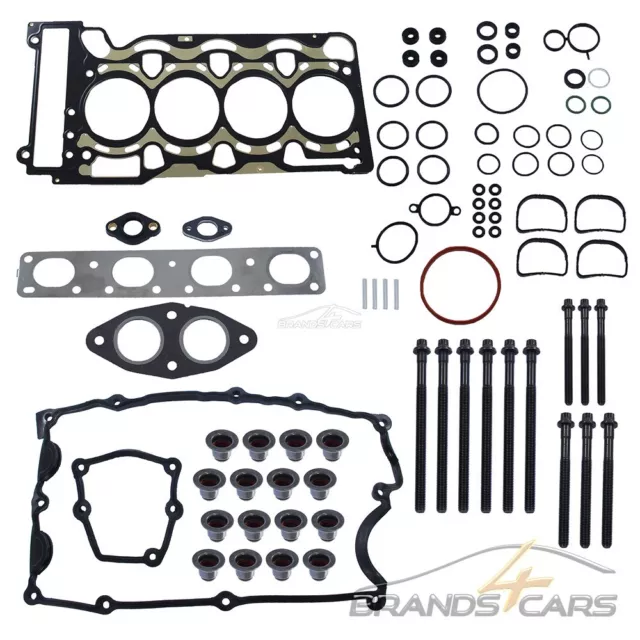 Atec Zylinderkopf Dichtungssatz + Schrauben Für Bmw 3-Er E46 316 +318 Ab Bj 00