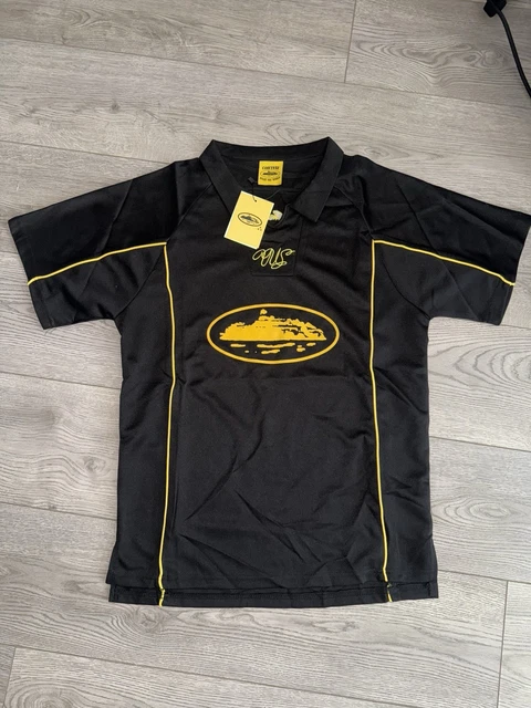 CORTEIZ TALISMO FOOTBALL Jersey - Black & Gold - Brand New