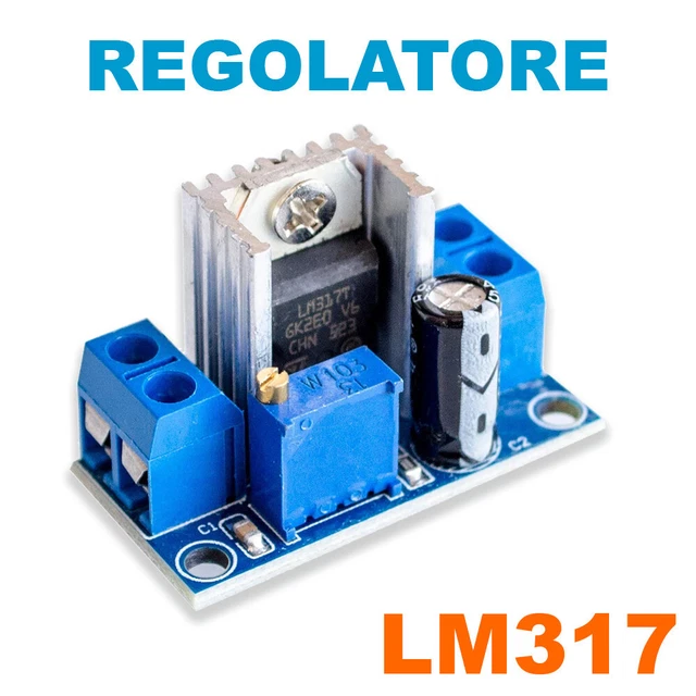 Lm317 Modulo Regolatore  Di Tensione Dc-Dc Mini Converteritore Step Down