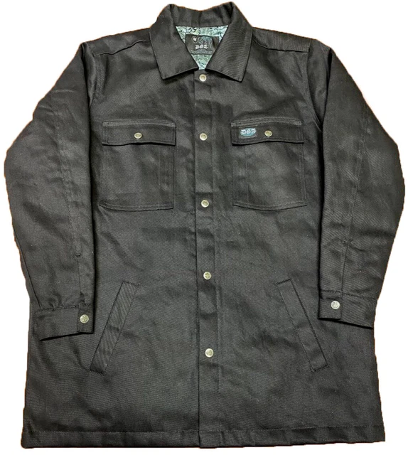 ORIGINAL DGA OG Chicano Lowrider Black Denim Jacket Gray Paisley Lining ...