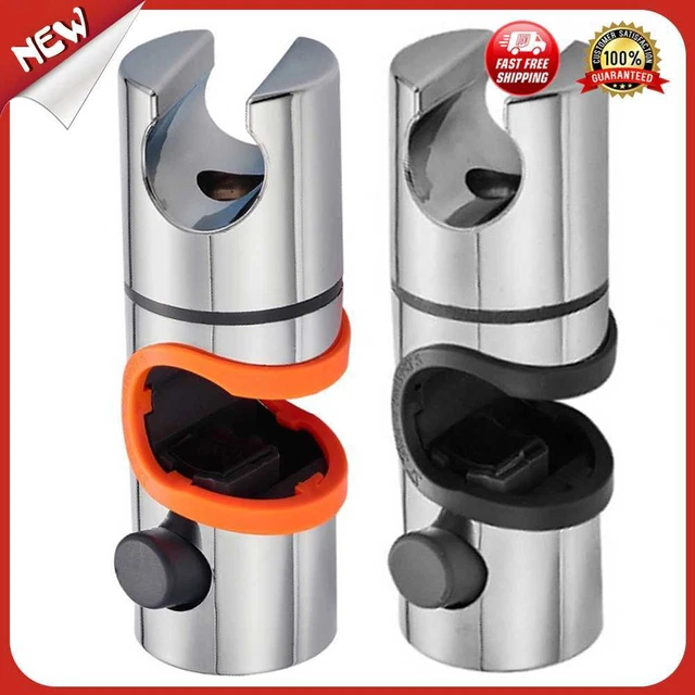 es Plastic Shower Slide Rail Bar Holder Adjustable Clamp Holder Bracket Replacem