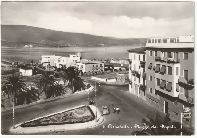 Orbetello - Grosseto - Piazza Del Popolo - Viagg. 1963 -92083-