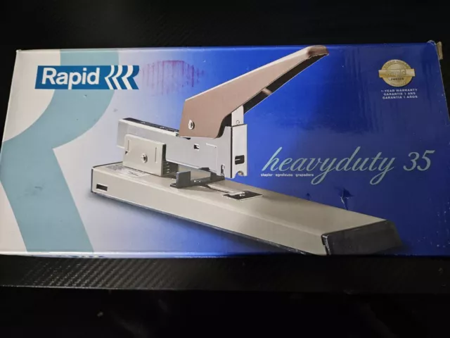 Rapid Heavy-Duty Cartridge Stapler 100 Staple Capacity Non Skid Easy Load Office