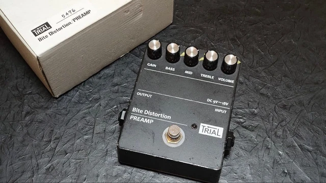 ギター TRIAL Bite Distortion PREAMP TRIAL BITE DISTORTION PREAMP Guitar Effect Pedal Used Stompbox