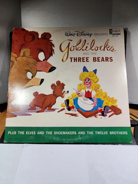 WALT DISNEY PRESENTS Goldilocks and the Three Bears (1963) VG+ R64 £16. ...
