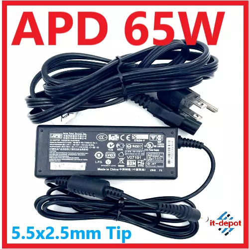 Genuine APD 65W AC Power Adapter For Dell Wyse 3040 Thin Client Adapter Charger