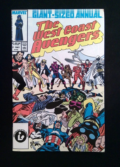 Avengers West Coast Annual #2  MARVEL Comics 1987 VF+