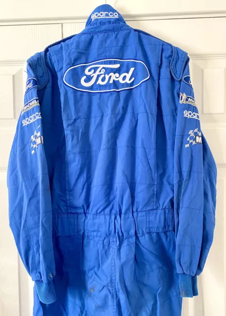 Ford Wrc Sparco Mechanics Overalls Suit Race Used Rs Cosworth Large
