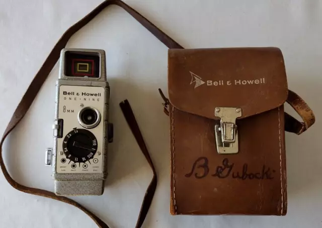 Bell & Howell One-Nine 8mm Film Camera with Case