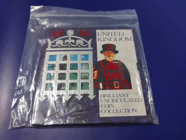 1994 Royal Mint United Kingdom Brilliant Uncirculated Coin Collection
