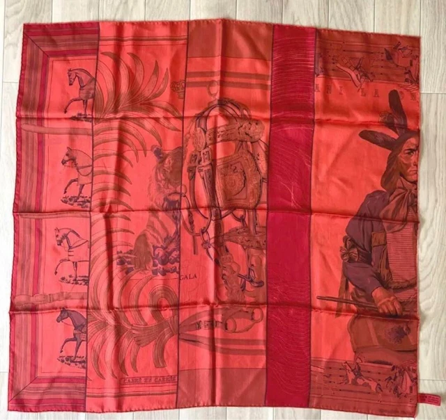 HERMES Carre 90 BRIDES de GALA / TIGER ROYAL / PANILA SHAR PAWNEE Silk Scarf F/S