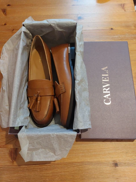 Carvela sales tan loafers