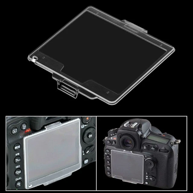 Protector de pantalla LCD trasero de plástico duro transparente BM-8 para Nikon D300